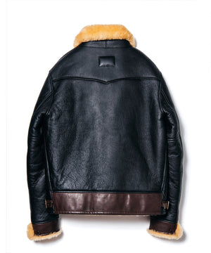 Colomer Mouton Cossack Jacket in Black x Dark Brown (CM-143) - Tempo