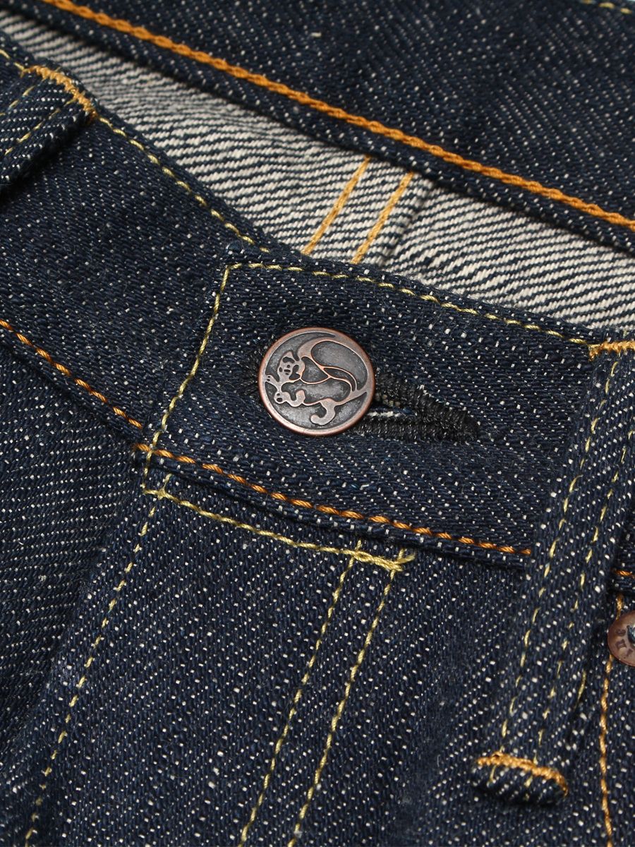 EHT - "Earth" High Tapered 18oz Greencast Selvedge Jeans - Tempo