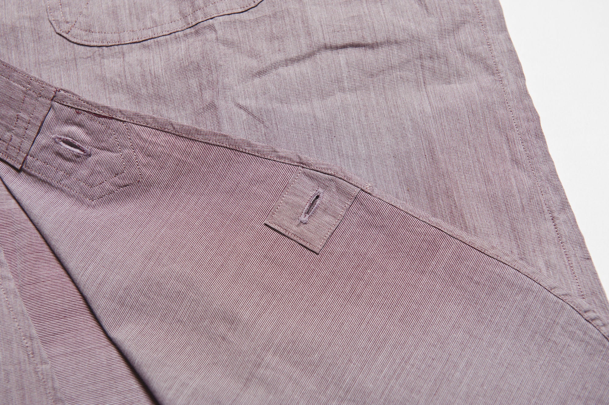 "Livingstone" Cotton Shirt in Burgundy - Tempo