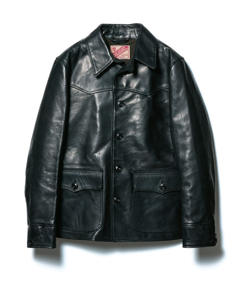 HV Horsehide Car Coat in Black (HC-82) - Tempo