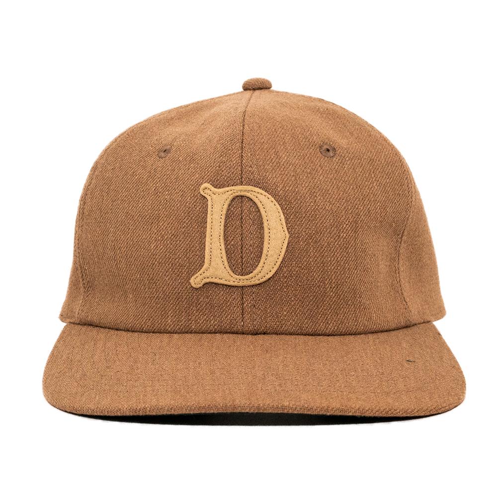 Baseball Cap in Beige Wool Cotton - Tempo