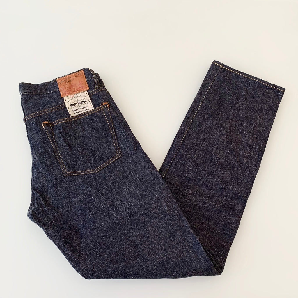 Natural Indigo 14.5oz  Selvedge Jeans 1955 XX Model - Narrow Straight - OW (955-XX) - Tempo