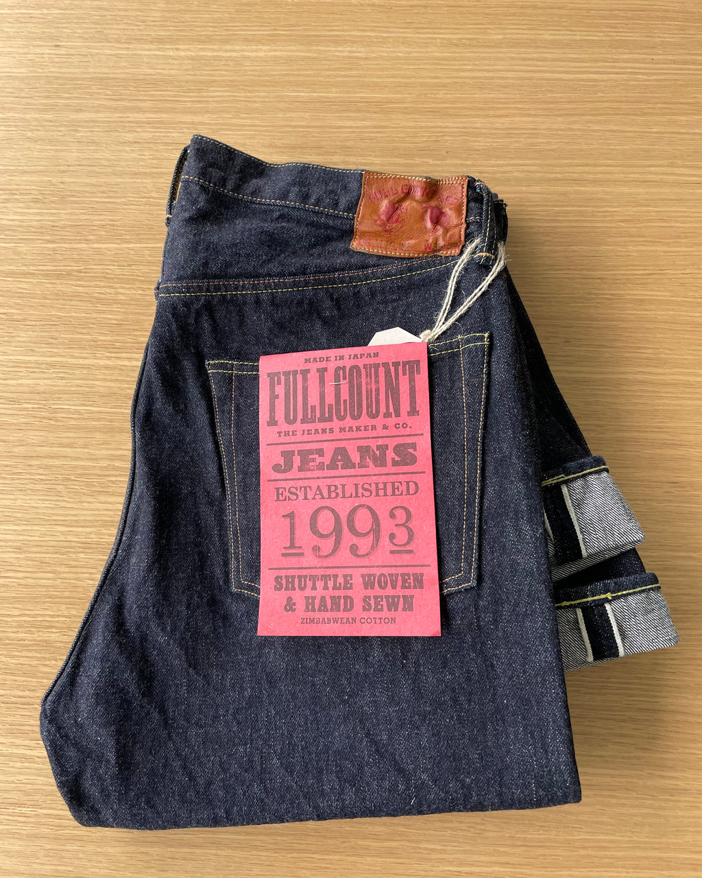 Tapered 15.5oz Heavy Selvedge Denim - OW - 1110XX - Tempo