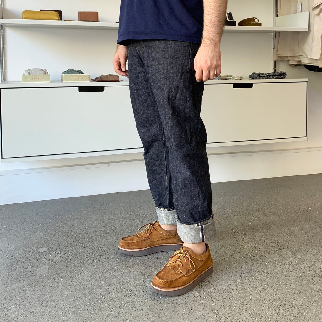 Natural Indigo 14.5oz  Selvedge Jeans 1955 XX Model - Narrow Straight - OW (955-XX) - Tempo