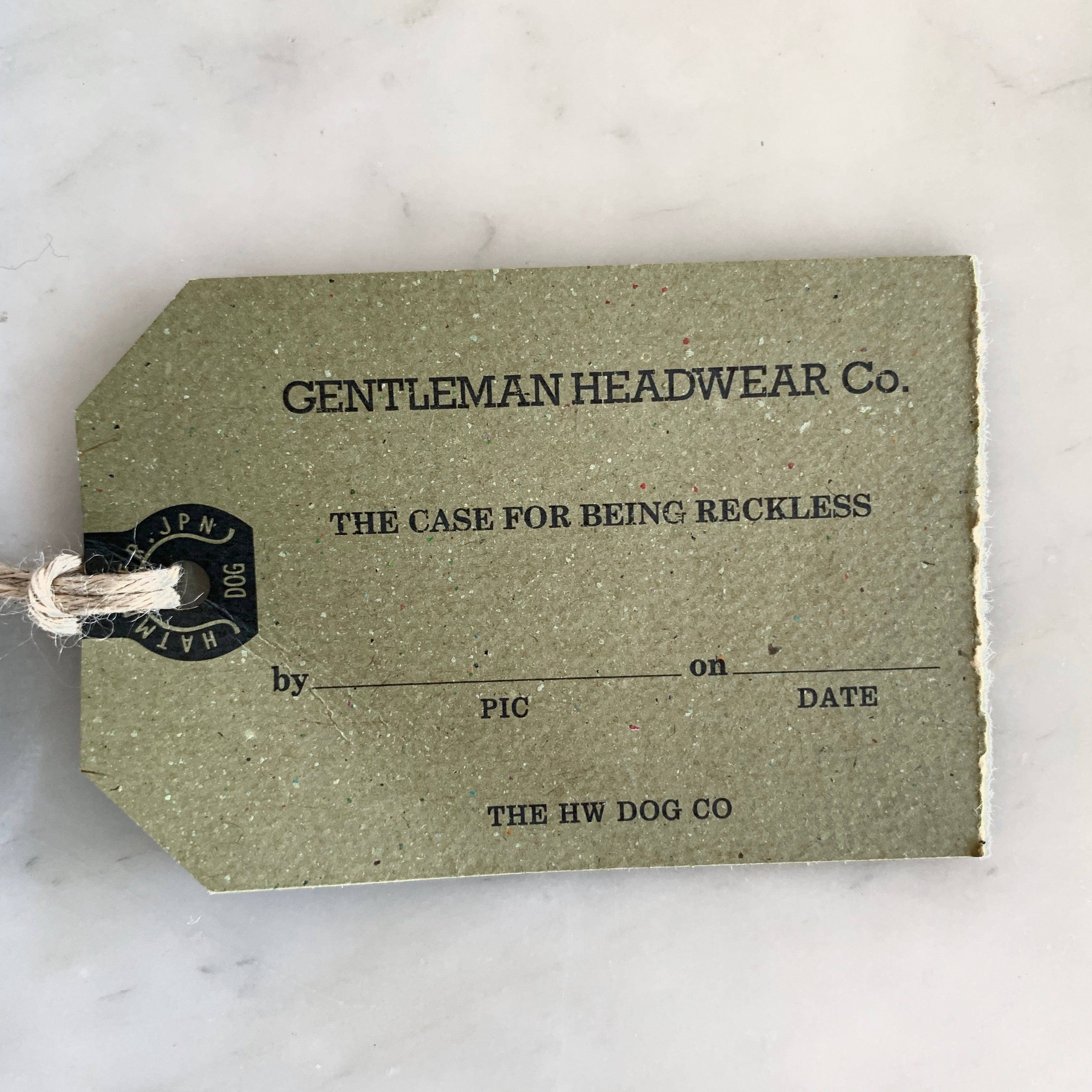 USMC Cap in Heather Green Mock Twist Chambray - Tempo