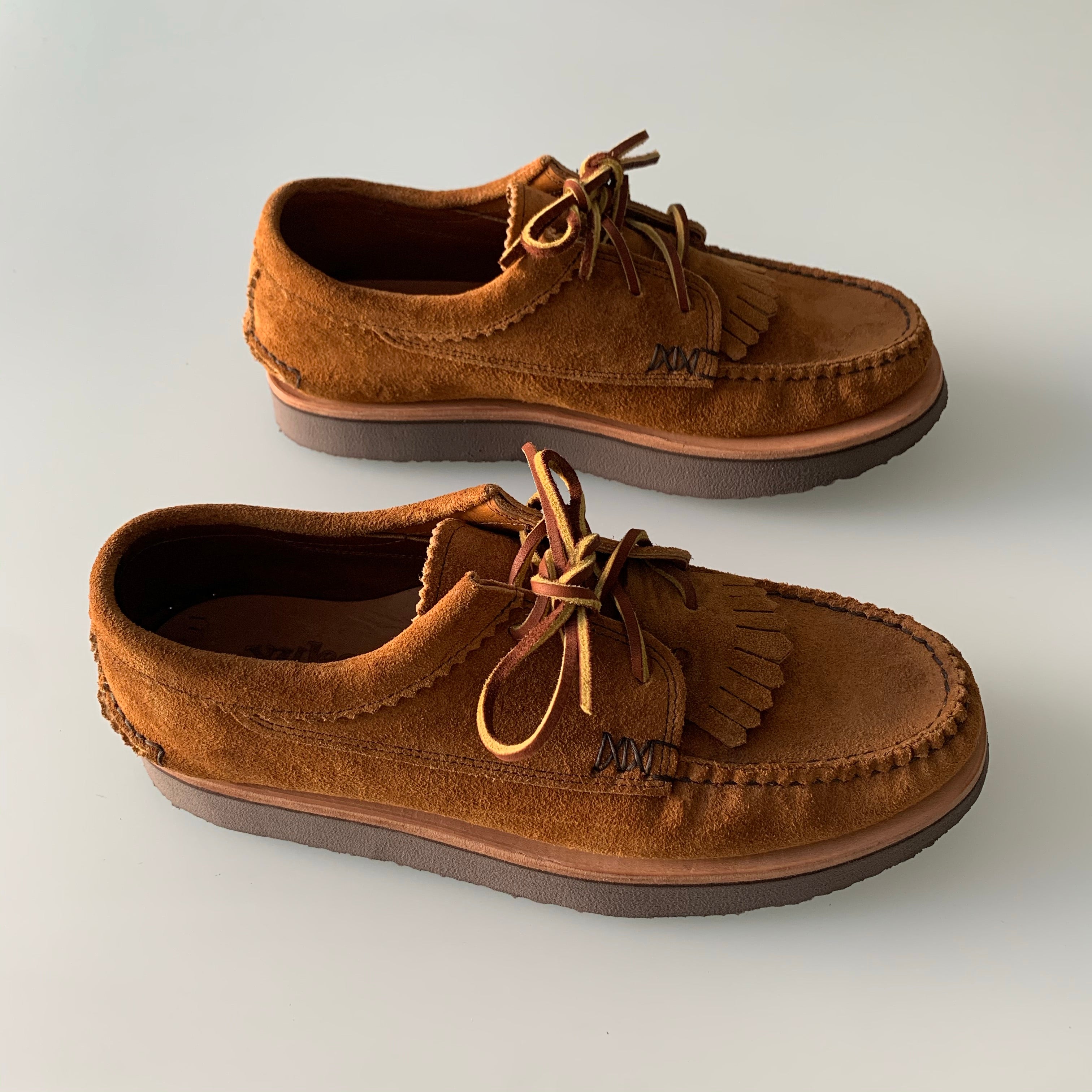 Blucher Rocker with Kiltie in Flesh Out Golden Brown - Tempo