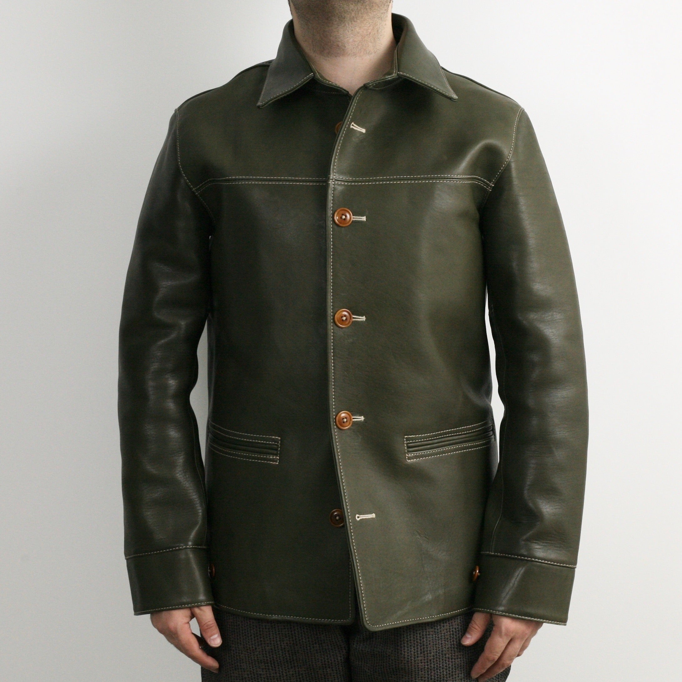 Eco Horse Car Coat in Olive (EC-76) - Tempo