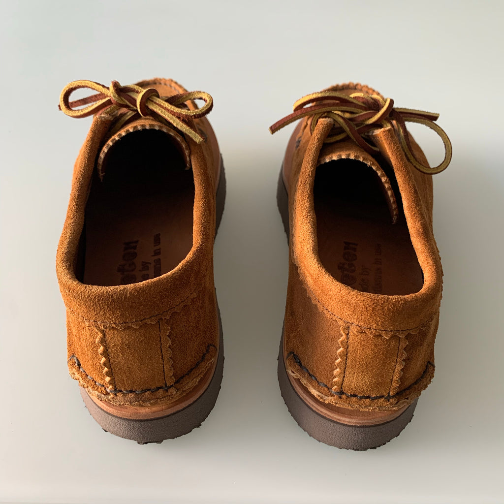 Blucher Rocker with Kiltie in Flesh Out Golden Brown - Tempo