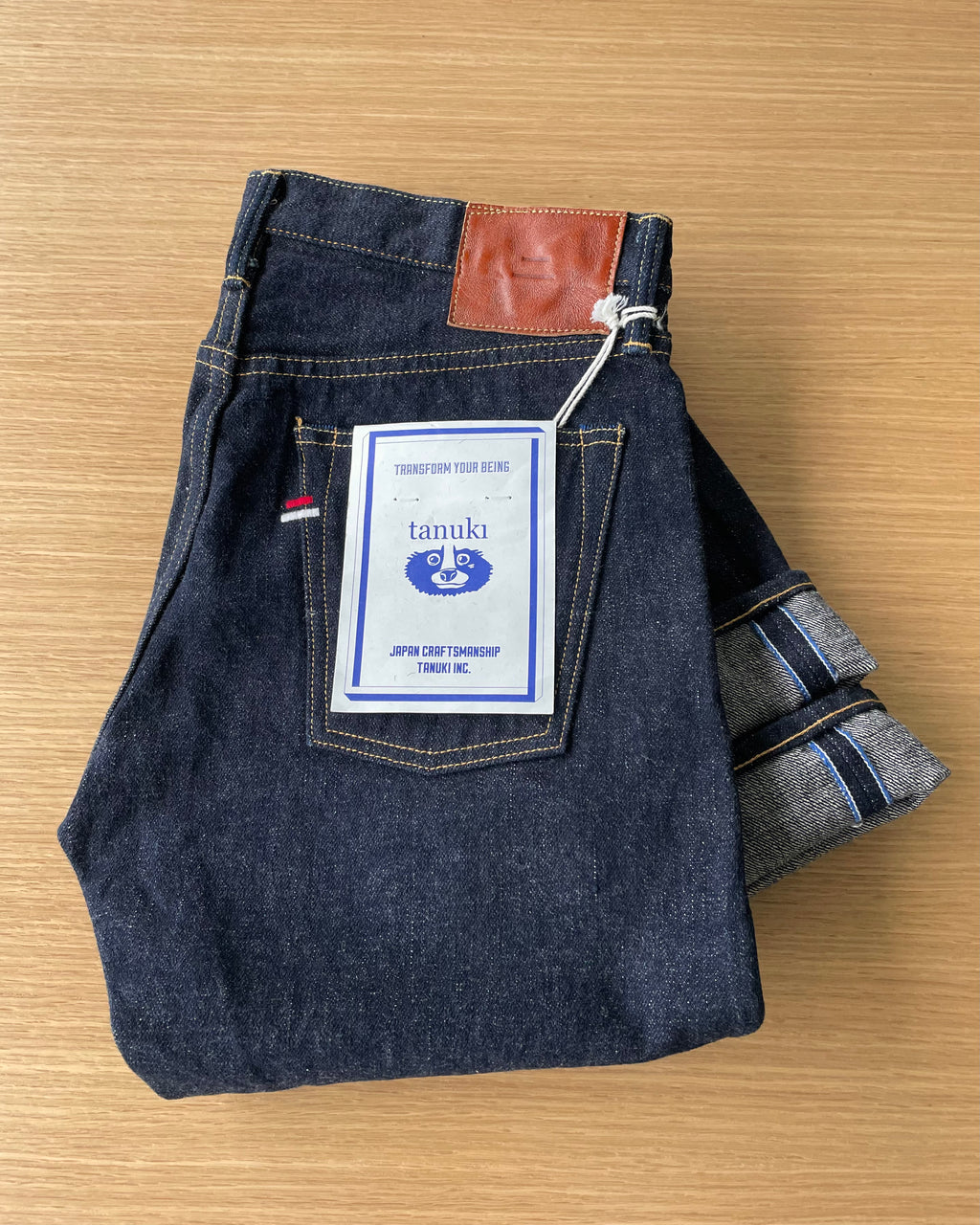 NS "Natural Indigo" Slim Tapered 16.5oz Selvedge Denim - Tempo