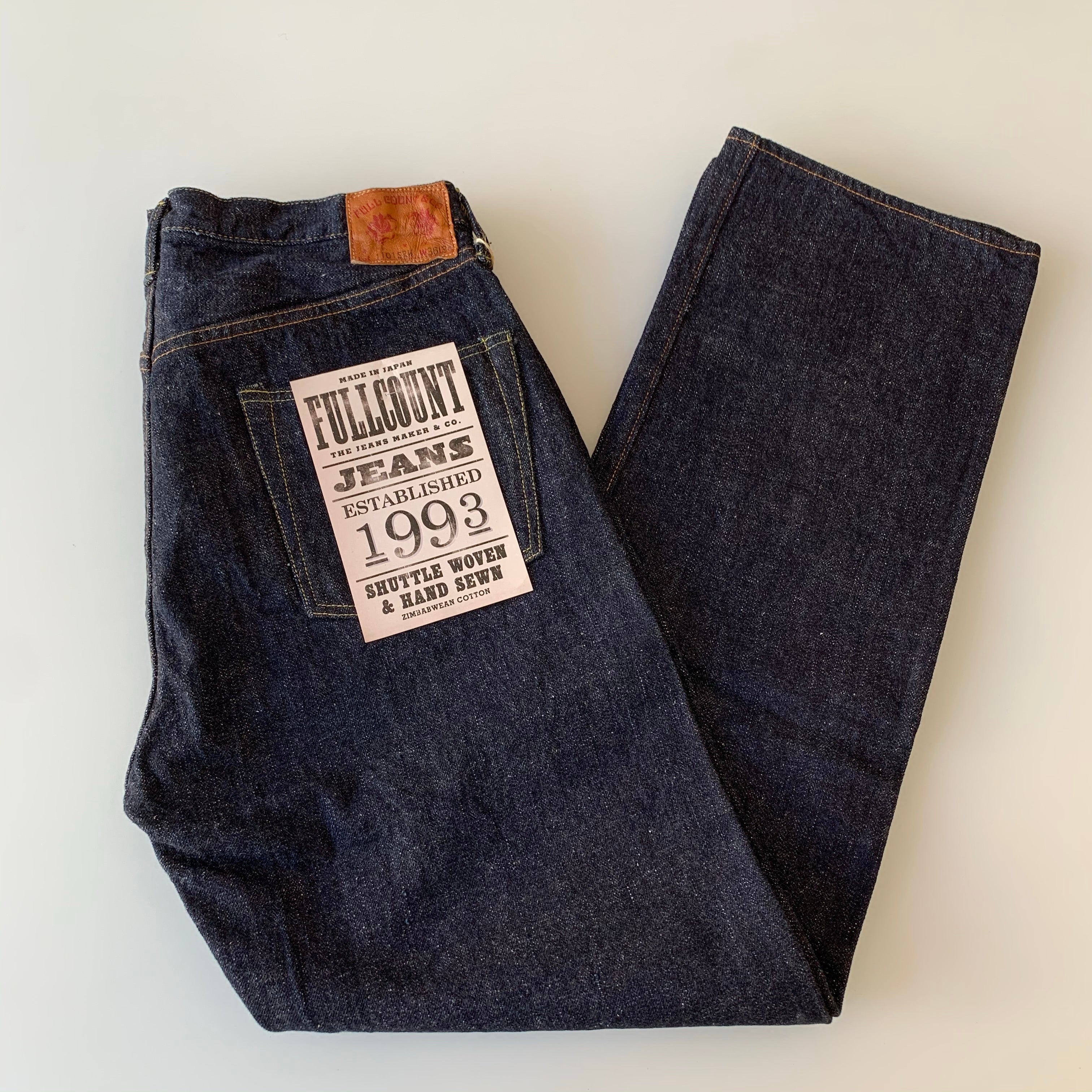 Original Straight Super Rough 15.5oz Selvedge Denim - OW - 1101SR - Tempo