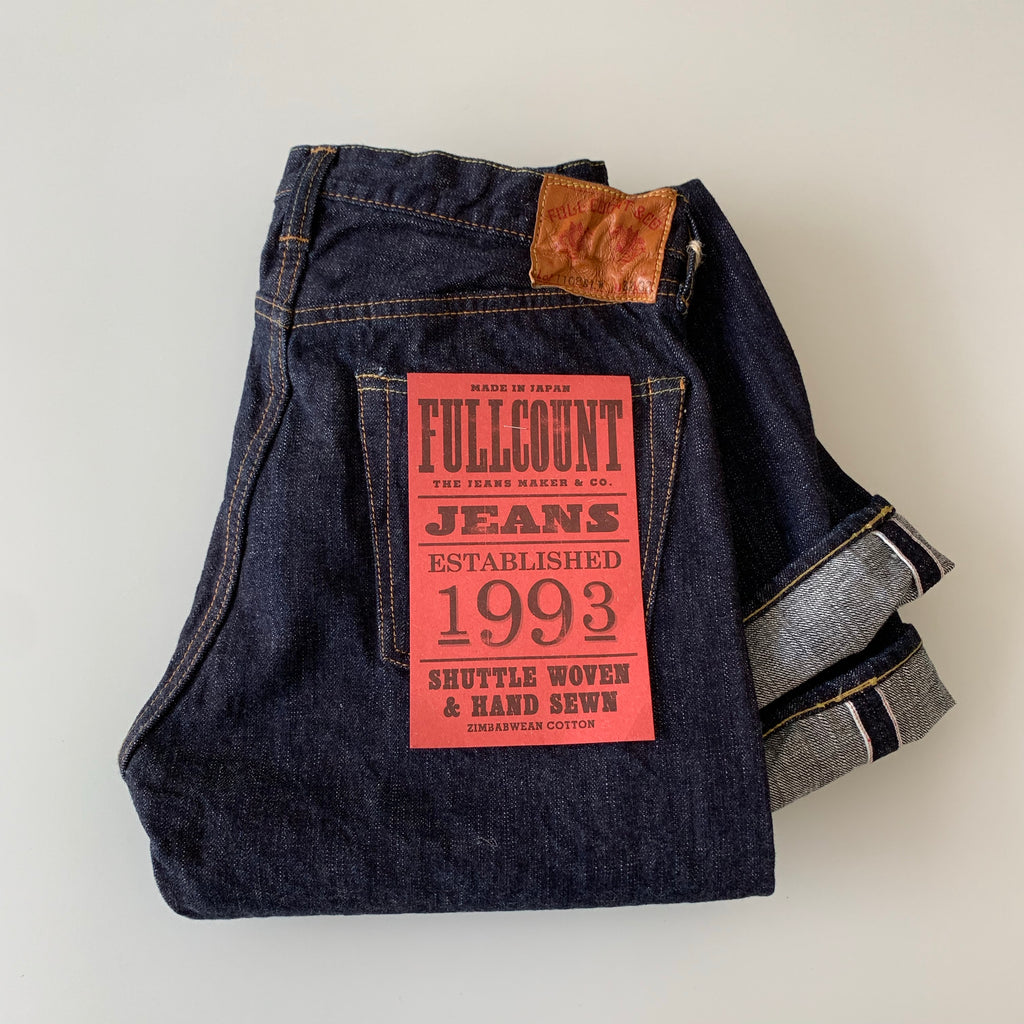 Narrow Straight Denim 14.5oz. Selvedge Slub Yarn - OW - 1108SLW - Tempo