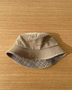 Distressed Cotton-Linen Bucket Hat - Dune