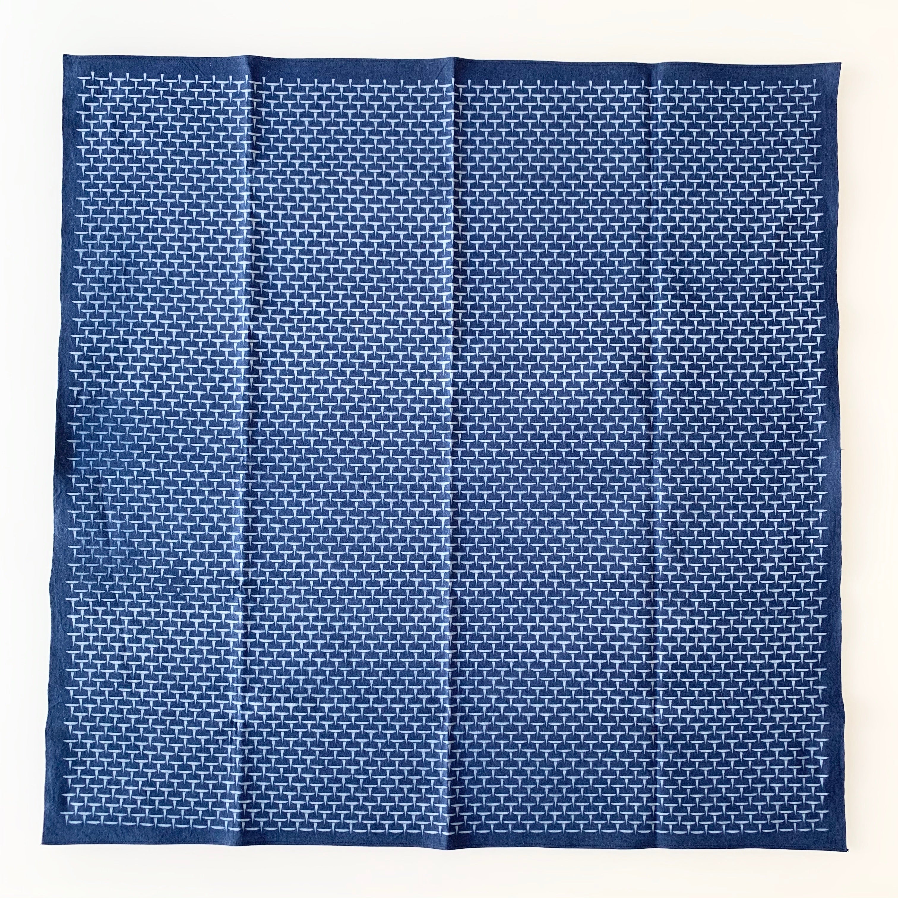 Furoshiki Ami - Sukumo Natural Indigo Hand-Dyed - Tempo