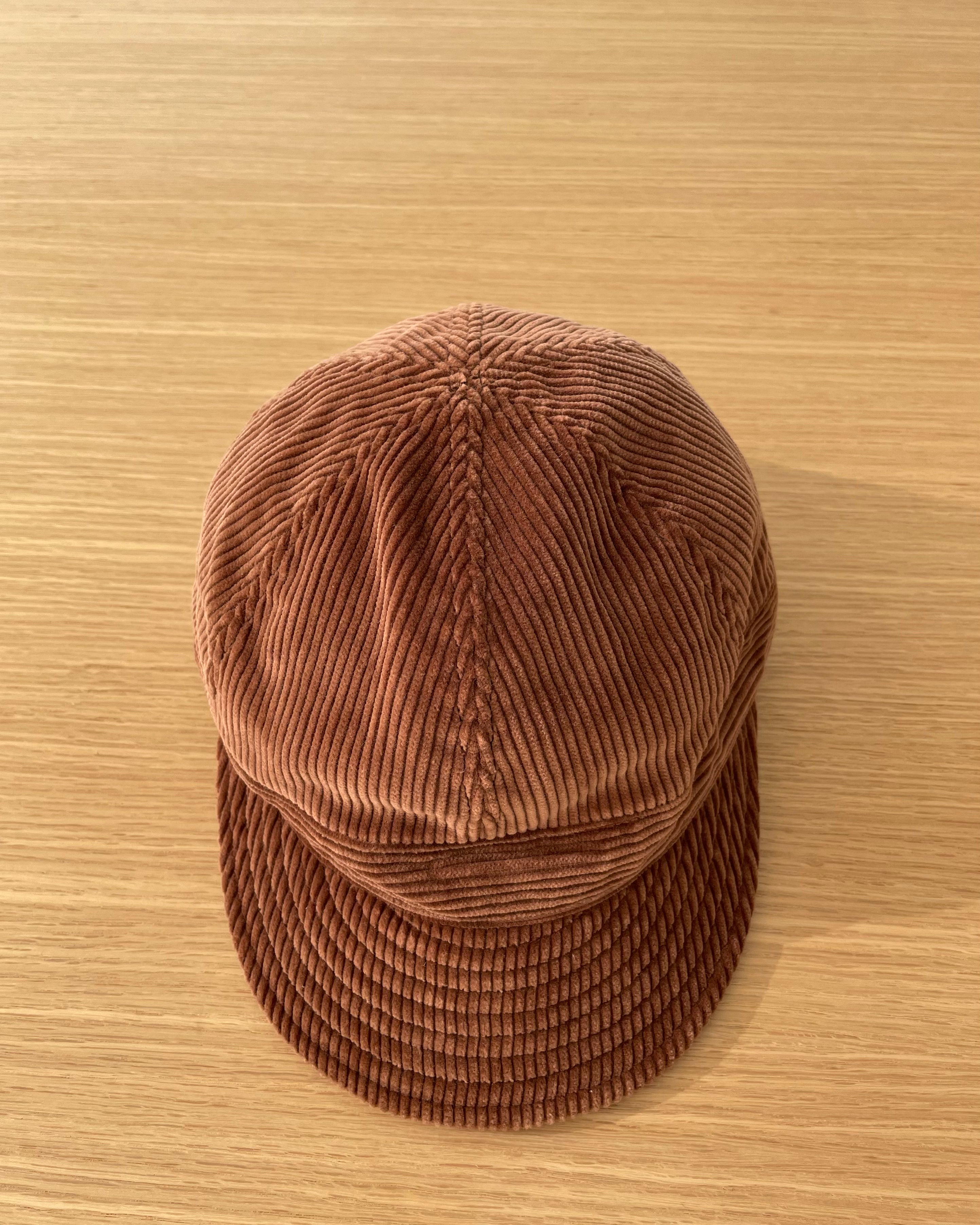 1940's Honey Caramel Cotton Corduroy Cap - Tempo