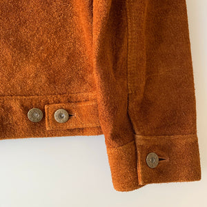 Steer Roughout Suede Type II G Jacket in Camel (TB-141) - Tempo