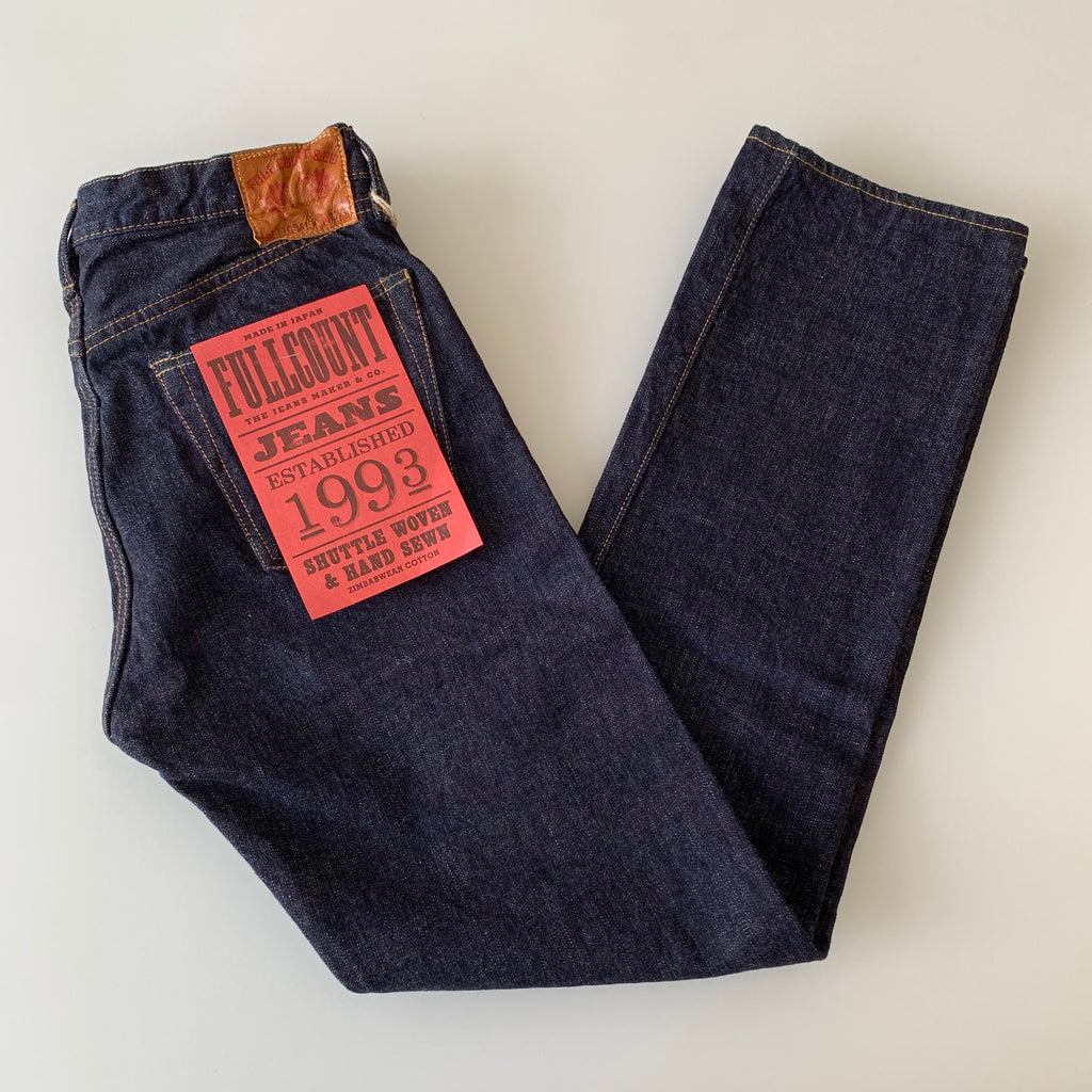 Narrow Straight Denim 14.5oz. Selvedge Slub Yarn - OW - 1108SLW - Tempo