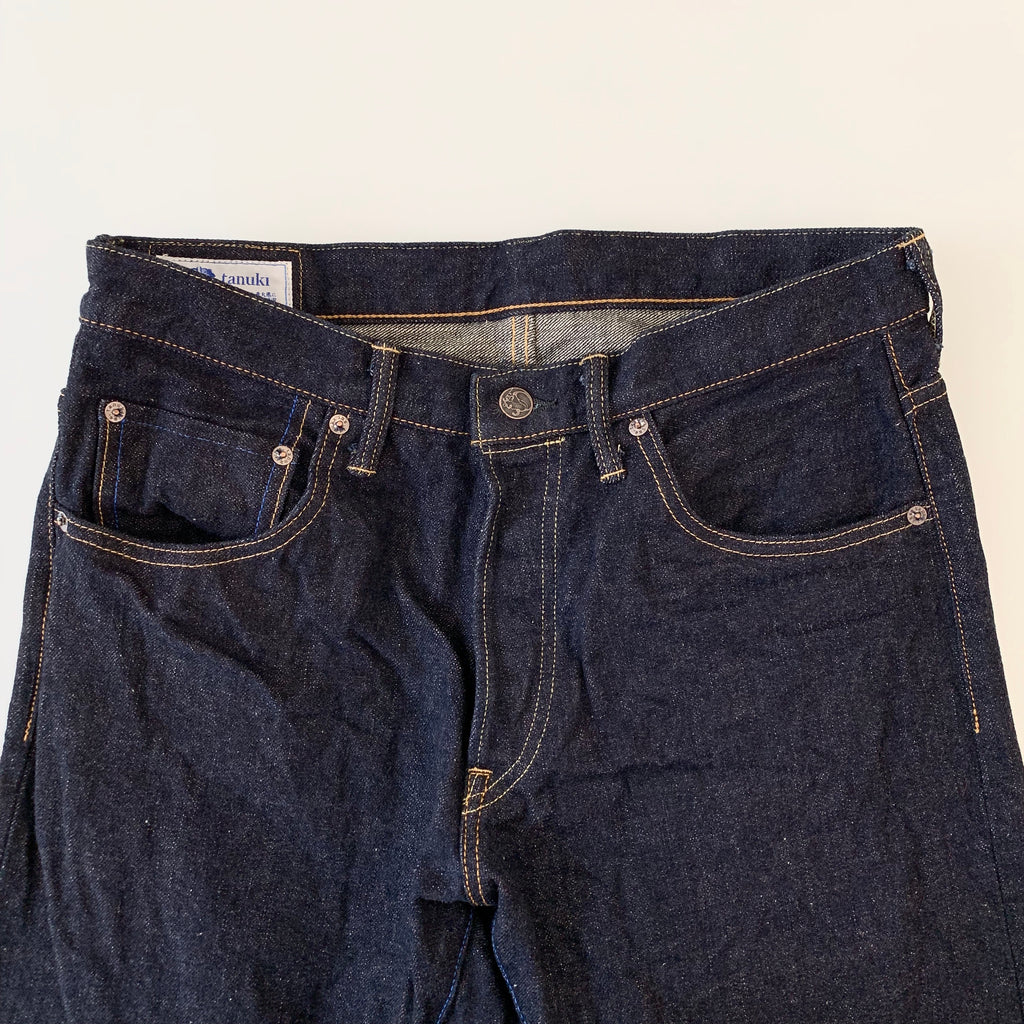 NHT "Natural Indigo" High Tapered 16.5oz Selvedge Jeans - Tempo