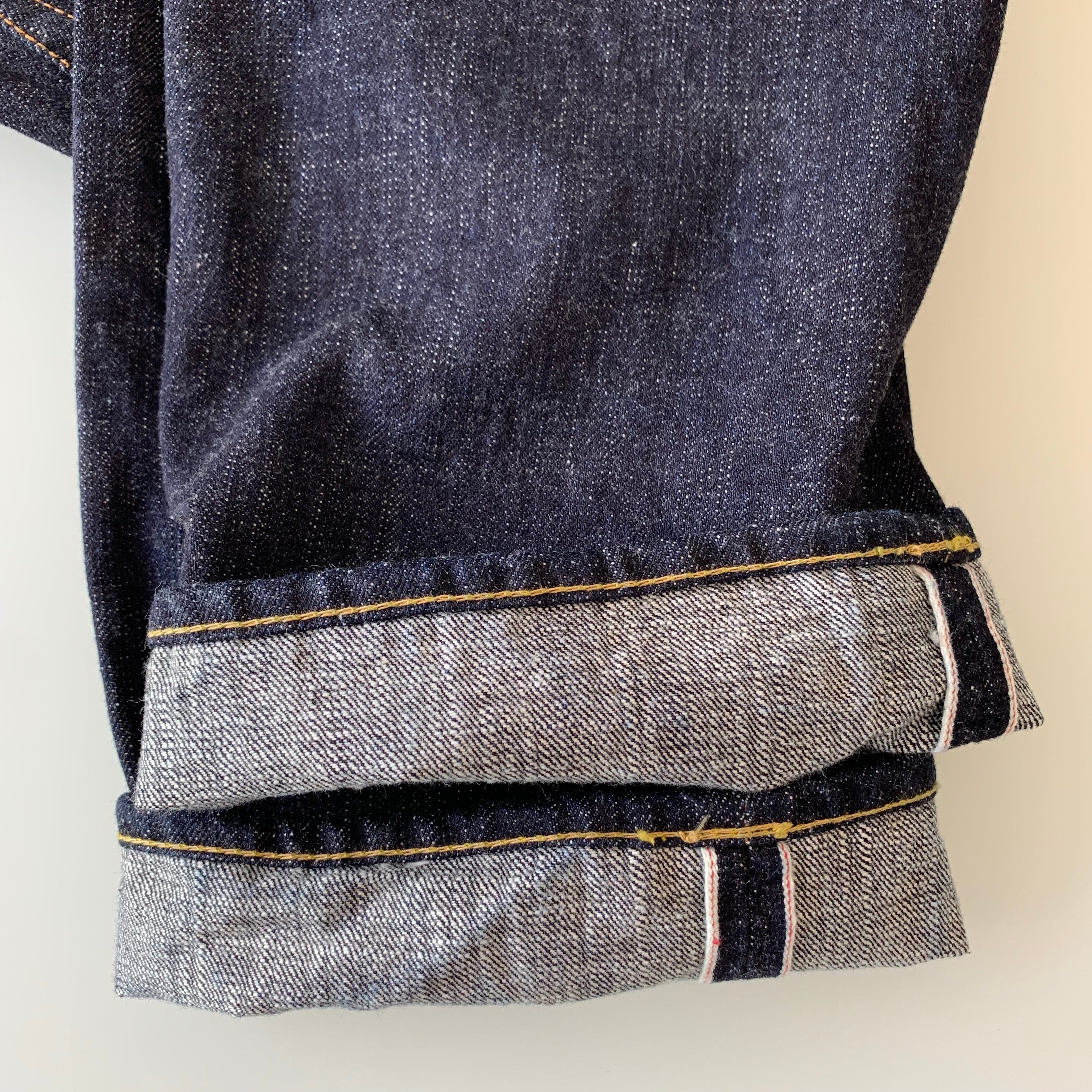 Narrow Straight Denim 14.5oz. Selvedge Slub Yarn - OW - 1108SLW - Tempo