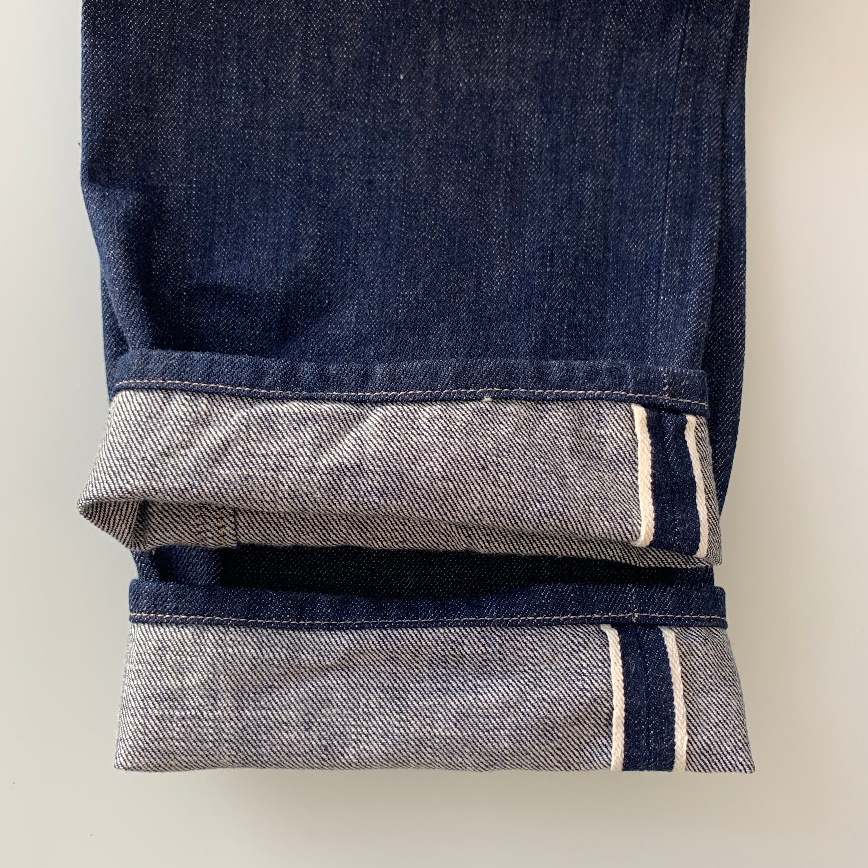 819 Denim 13.5oz Selvedge - Hi-Rise Wide Tapered - Sukumo Natural Indigo Hand-Dyed - Tempo