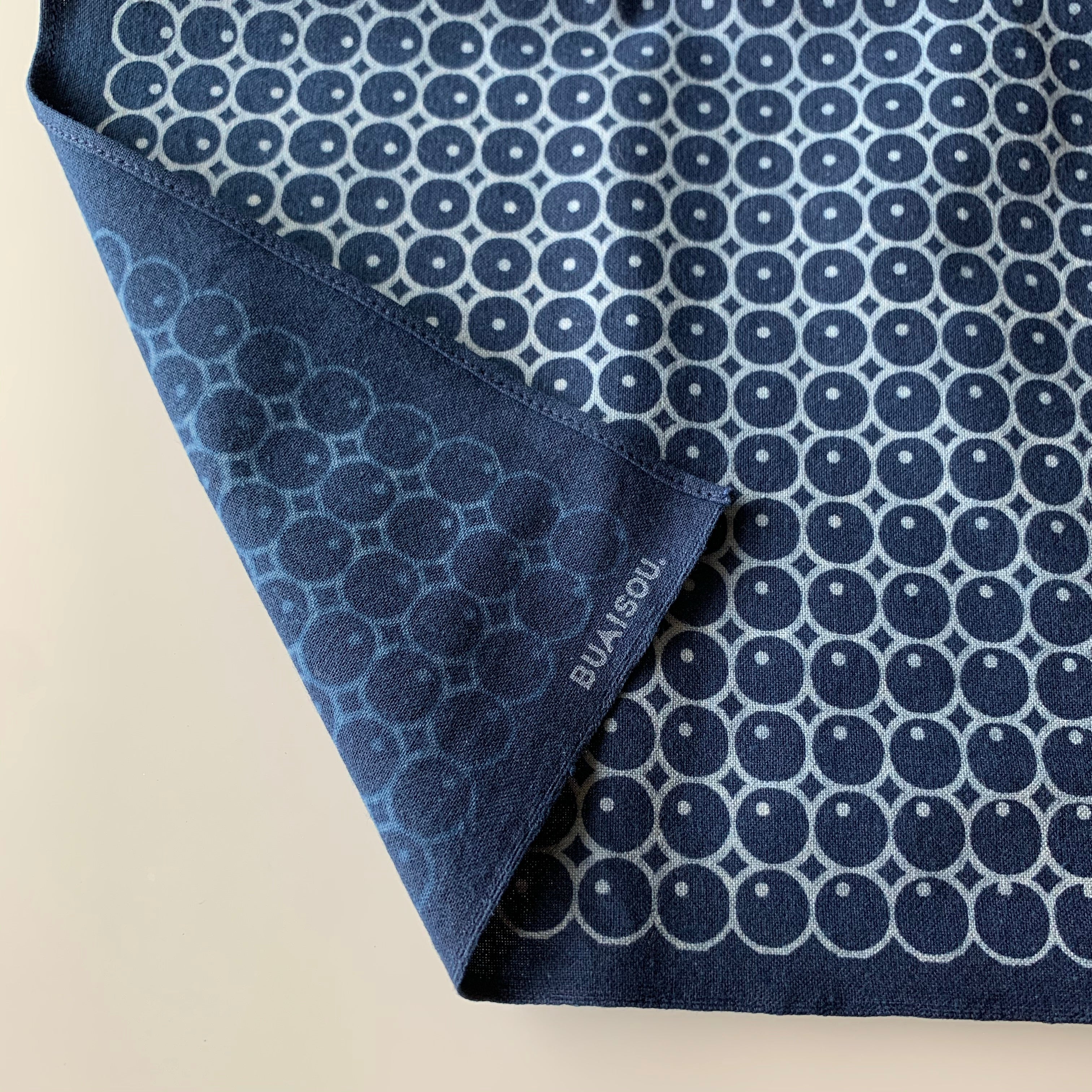 Furoshiki Awa - Sukumo Natural Indigo Hand-Dyed - Tempo