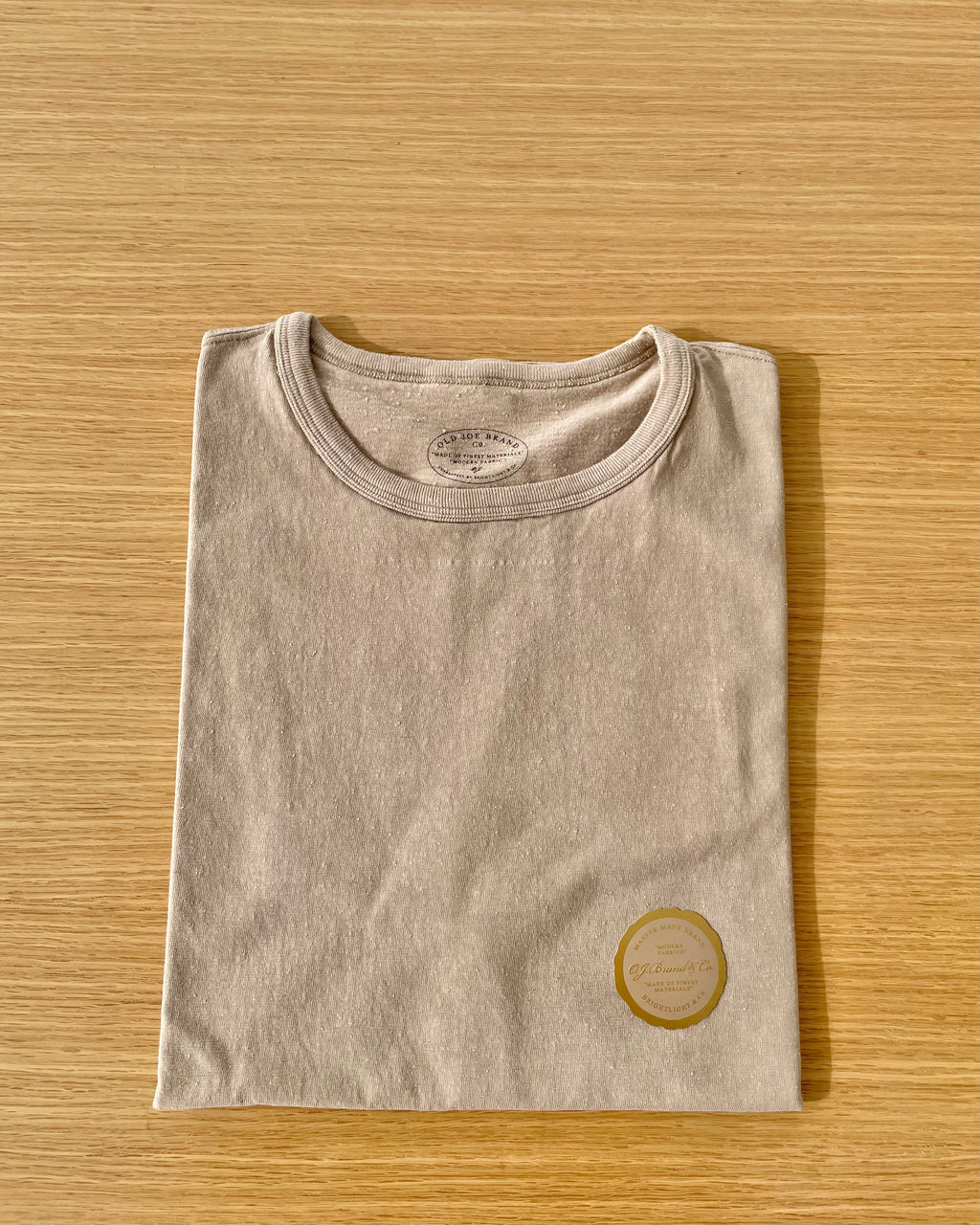 Tube Tee Crew Neck in Dune - Tempo