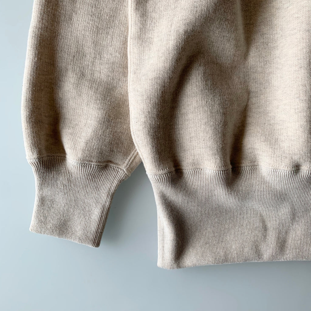 EQP001 Crew Neck Long Sleeve in Oatmeal - Tempo