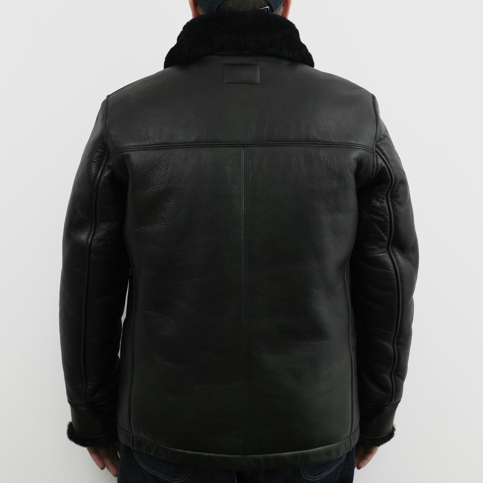 Colomer Mouton Coat in Black (CM-89) - Tempo