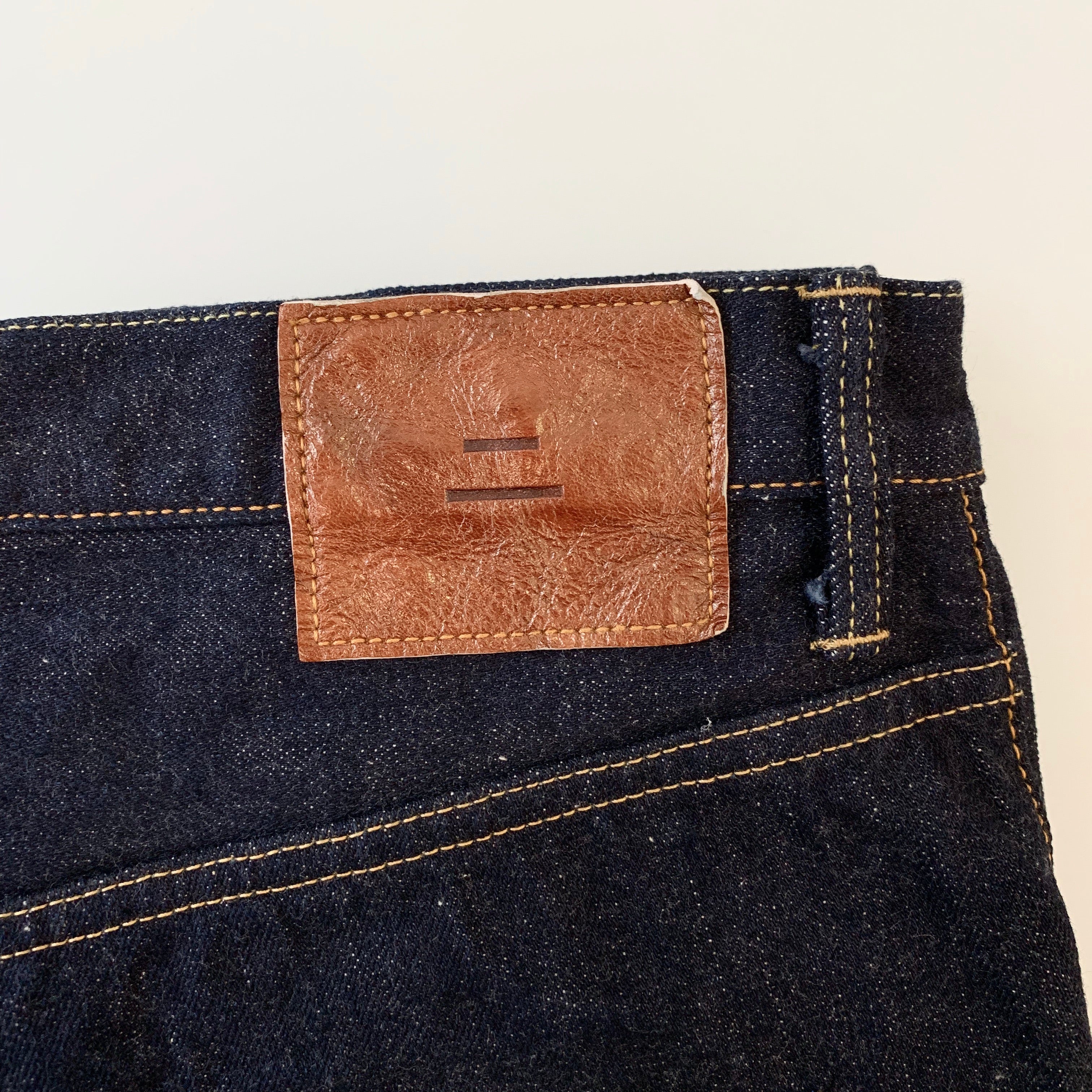 NHT "Natural Indigo" High Tapered 16.5oz Selvedge Jeans - Tempo
