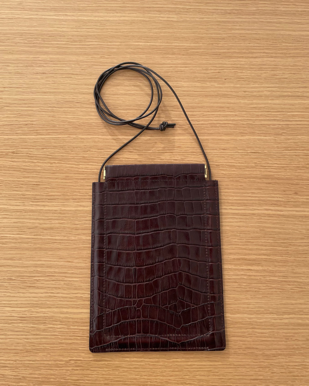 Clasp Bag in Choco - Tempo