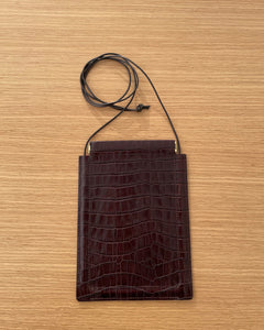 Clasp Bag in Choco