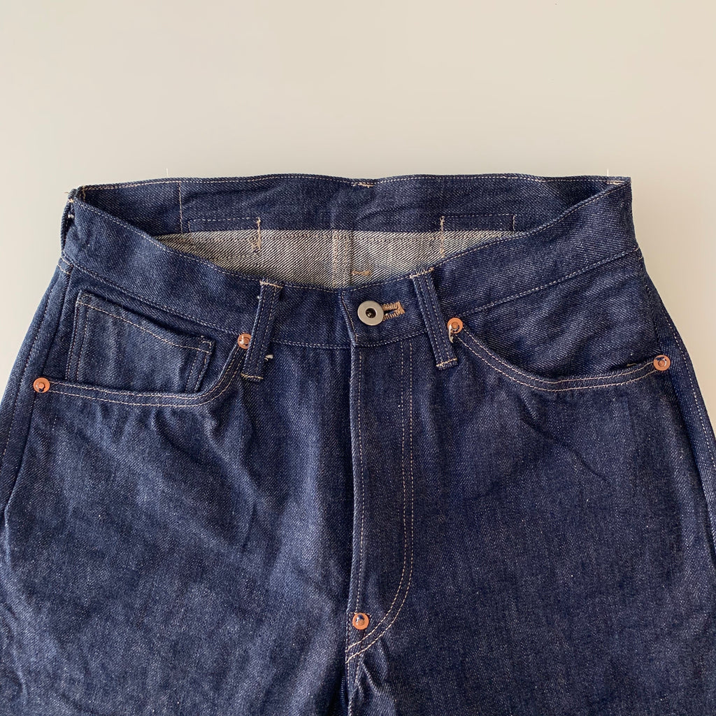 819 Denim 13.5oz Selvedge - Hi-Rise Wide Tapered - Sukumo Natural Indigo Hand-Dyed - Tempo