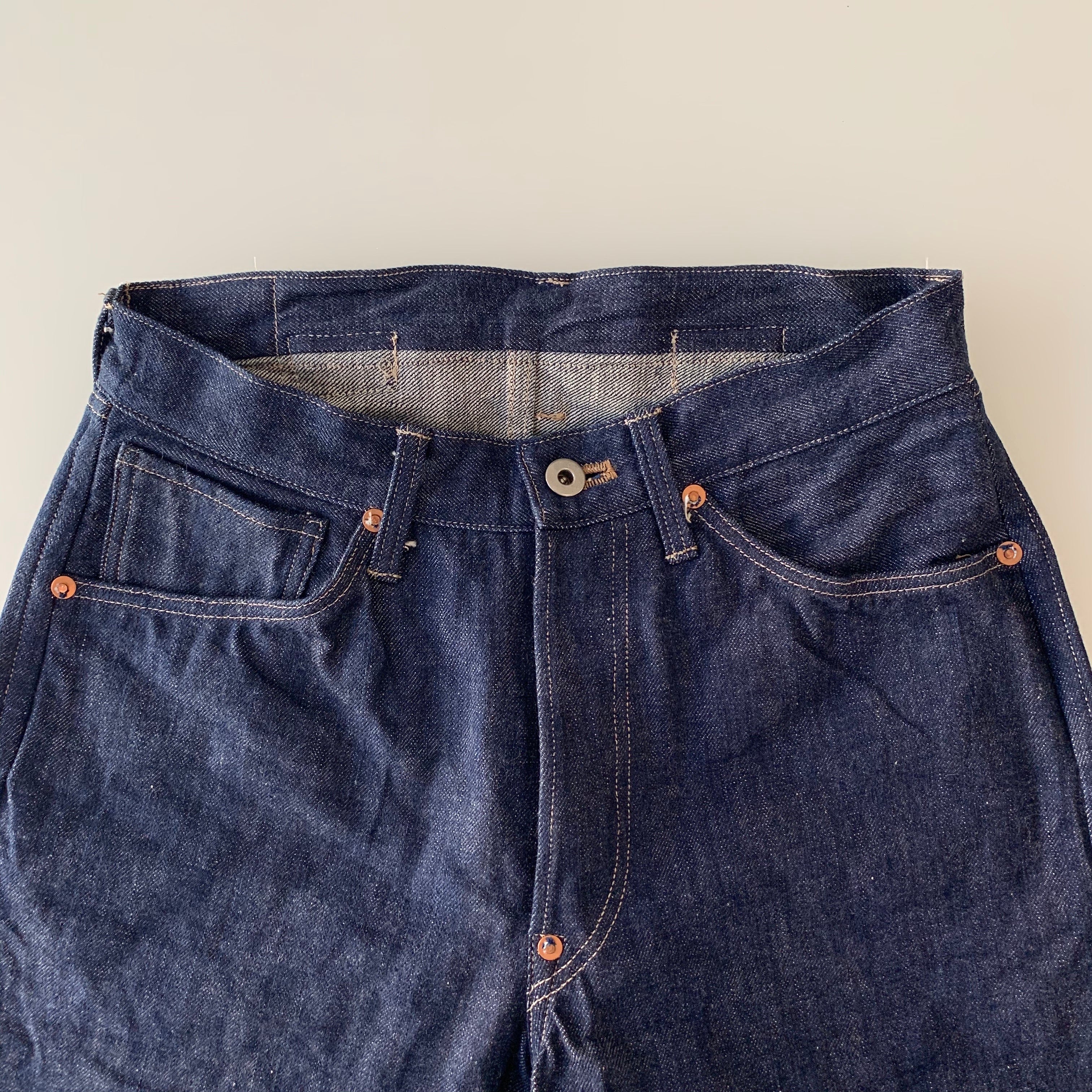 819 Denim 13.5oz Selvedge - Hi-Rise Wide Tapered - Sukumo Natural Indigo Hand-Dyed - Tempo