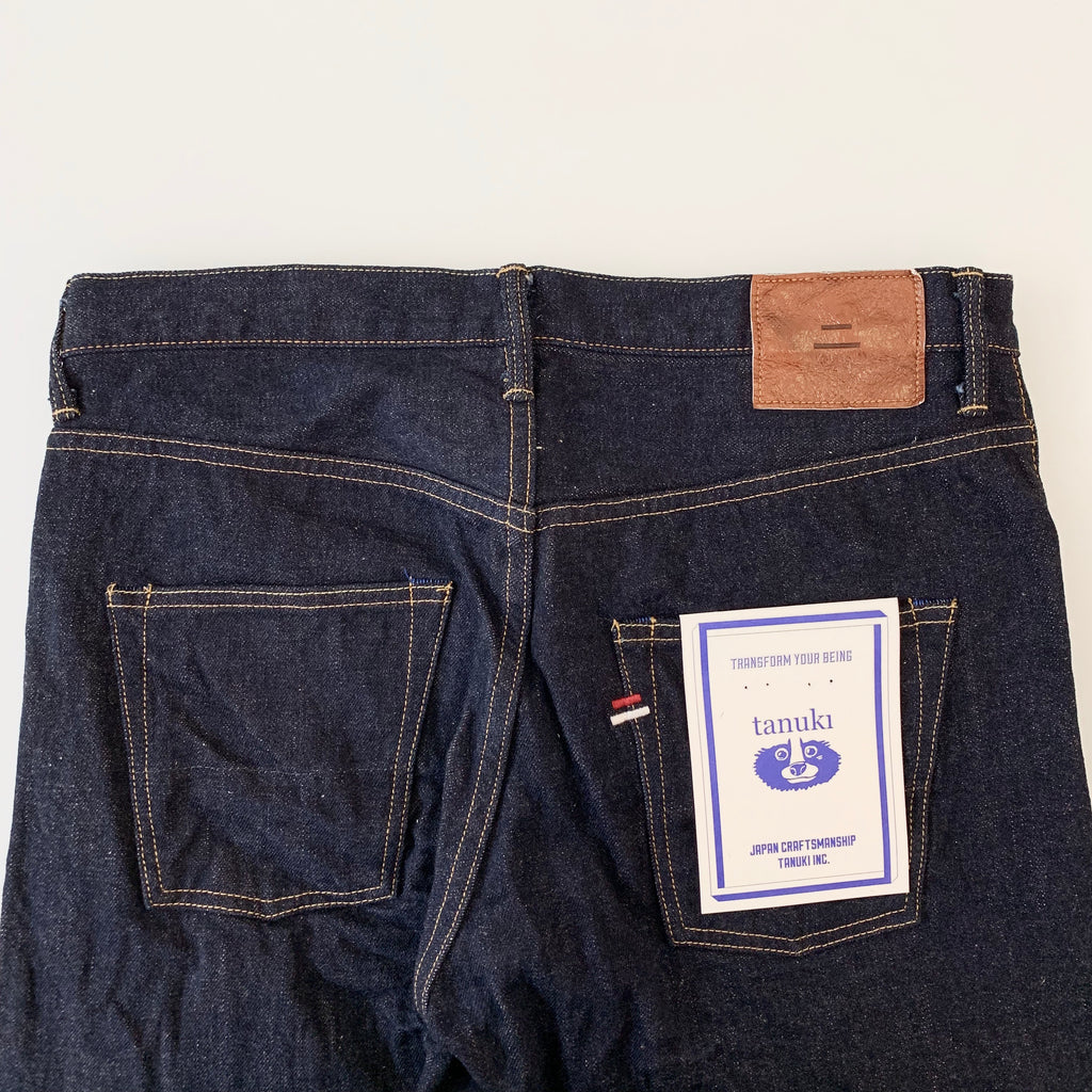 NHT "Natural Indigo" High Tapered 16.5oz Selvedge Jeans - Tempo