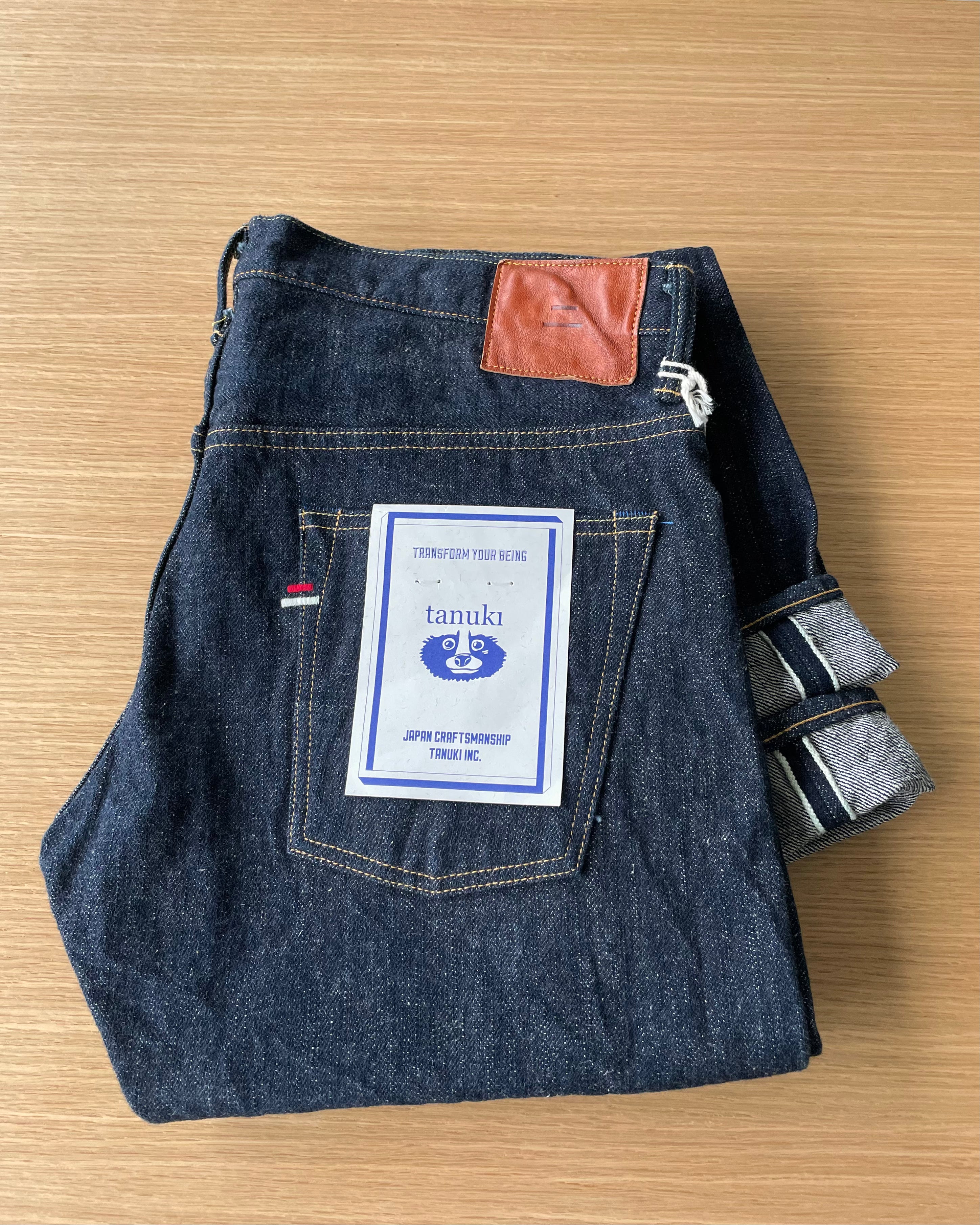 EHT - "Earth" High Tapered 18oz Greencast Selvedge Jeans - Tempo