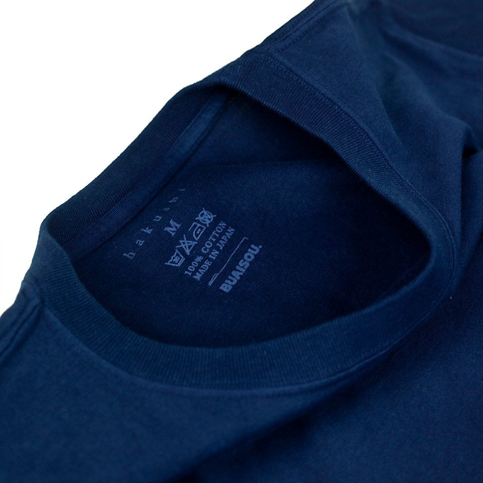 Tsuri-Ami Loopwheel T-Shirt II - Dark Indigo - Sukumo Natural Indigo Hand-Dyed - Tempo