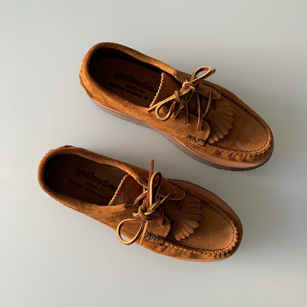 Blucher Rocker with Kiltie in Flesh Out Golden Brown - Tempo