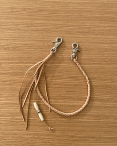 6-Knit Wallet Rope in Tan FN-AR1-92