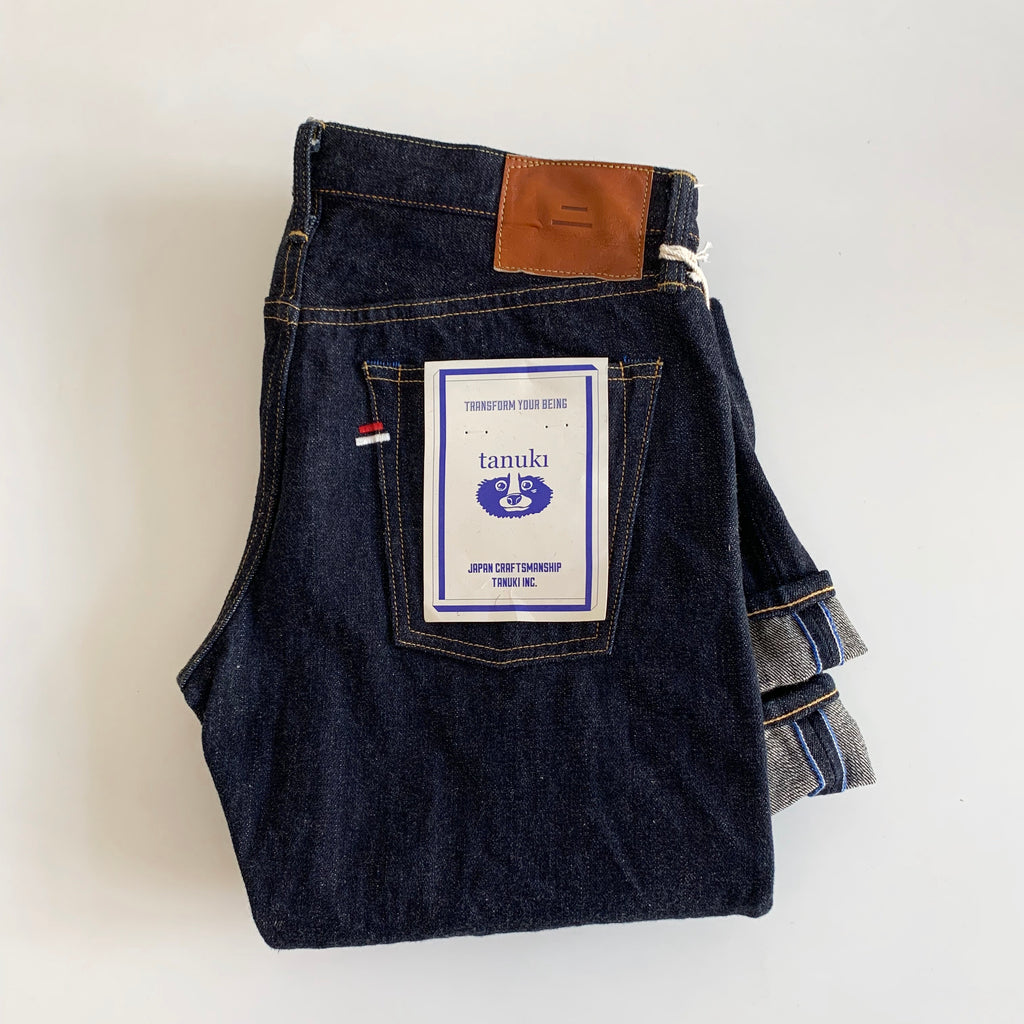 NS "Natural Indigo" Slim Tapered 16.5oz Selvedge Denim - Tempo