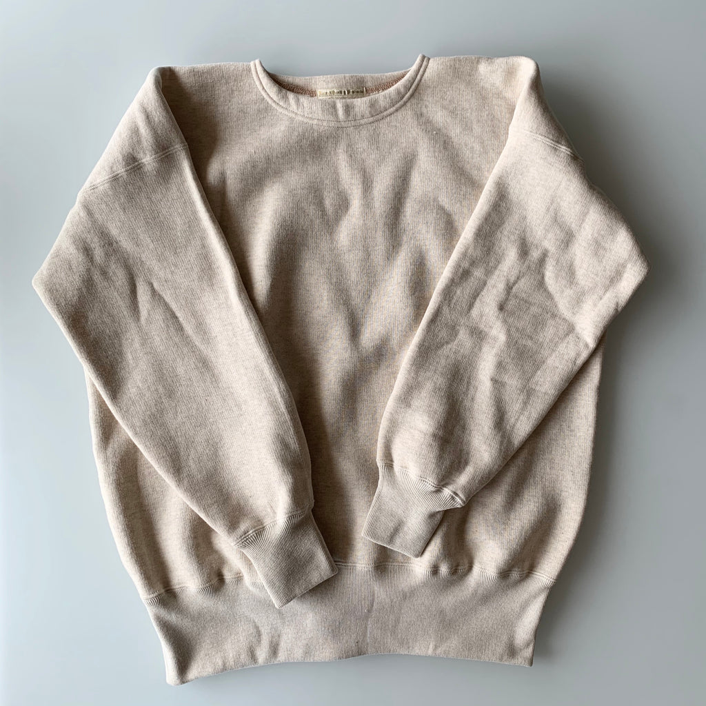 EQP001 Crew Neck Long Sleeve in Oatmeal - Tempo