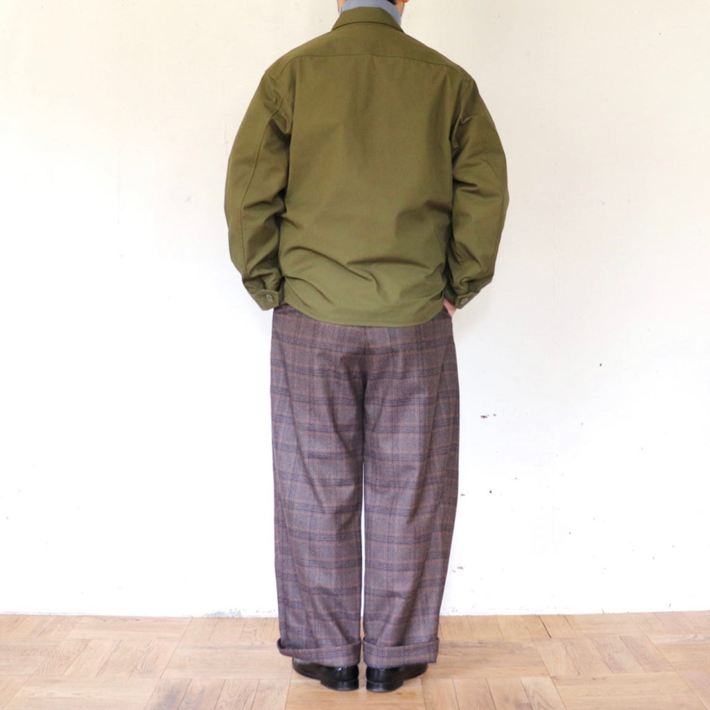 "Over Jacket" in Olive High Density Cotton Drill - Tempo