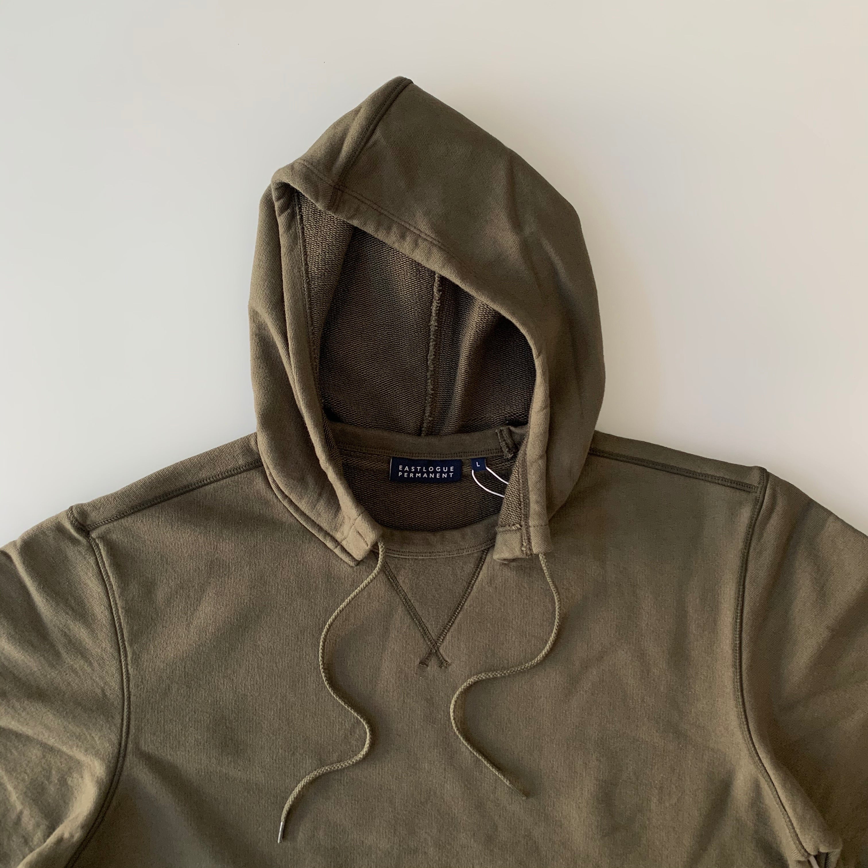 Hooded Sweatshirt in Olive