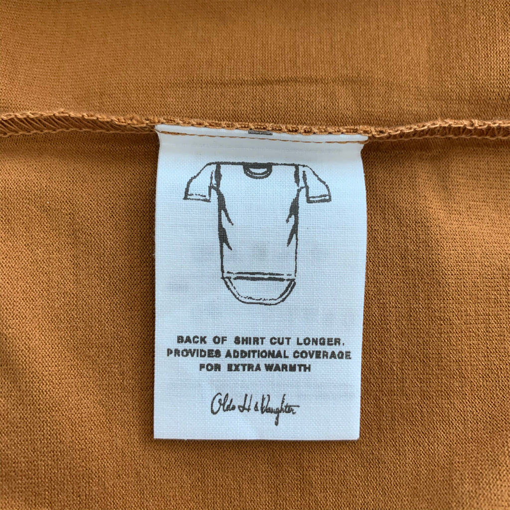 Suvin Plain Stitch Crew Neck Short Sleeve - Brown - Tempo