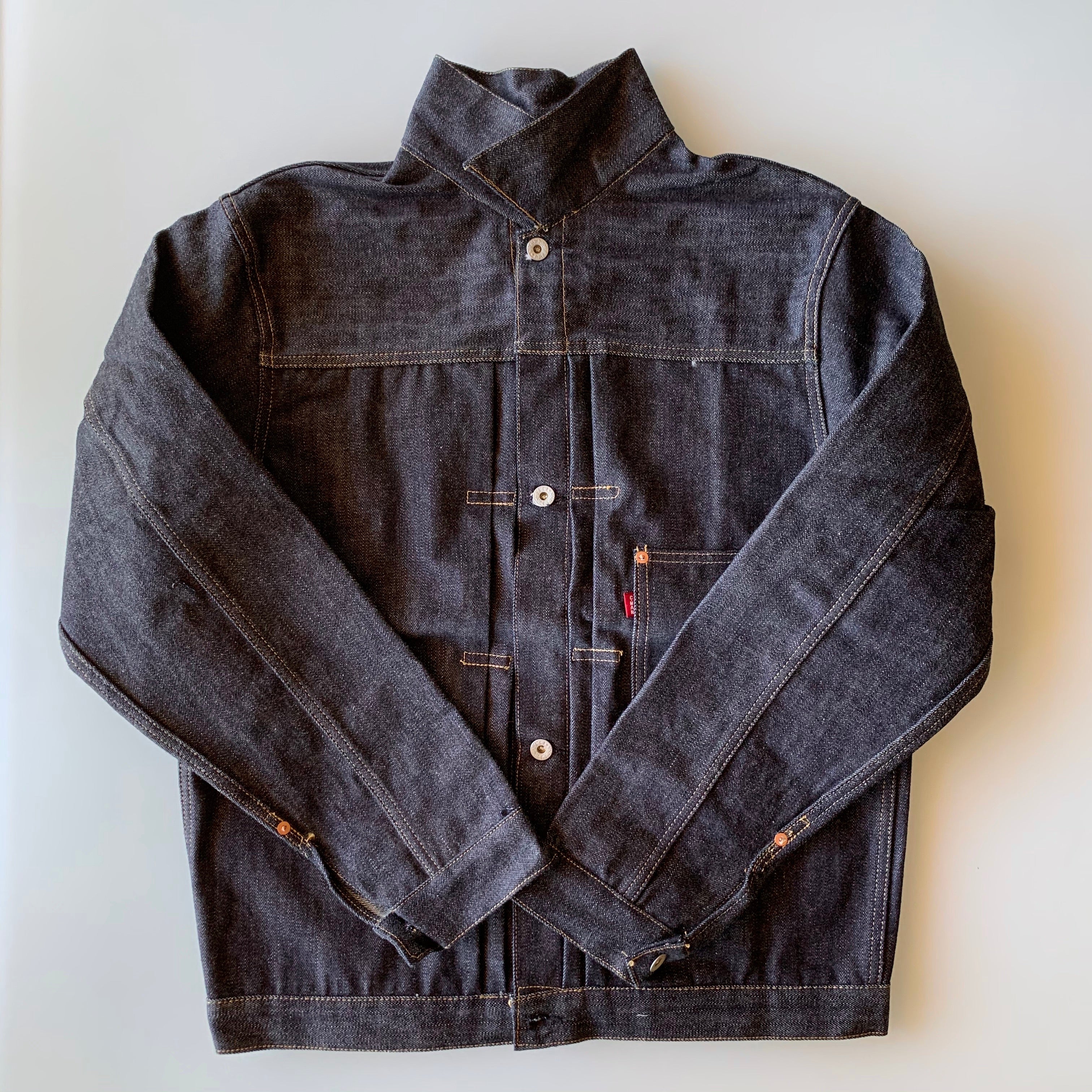 Limited Final Edition - 21506XX 13.5oz WWII Type I Selvedge Denim Jacket (Loom-State) - Tempo