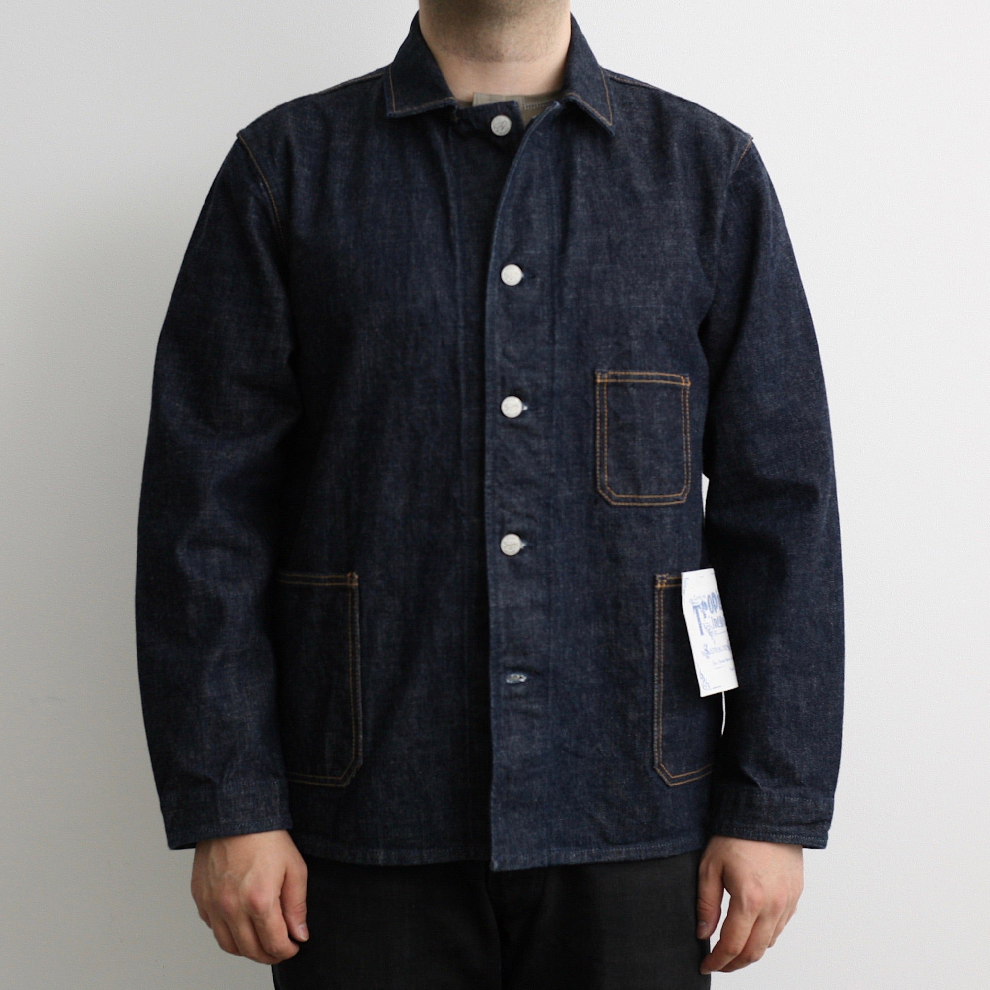 2504 Authentic Denim Coverall in Indigo - OW - Tempo