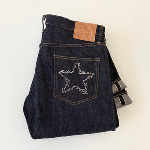 Washi Paper Star - 14oz Red-Cast Selvedge Jeans 113KD - Relax Tapered