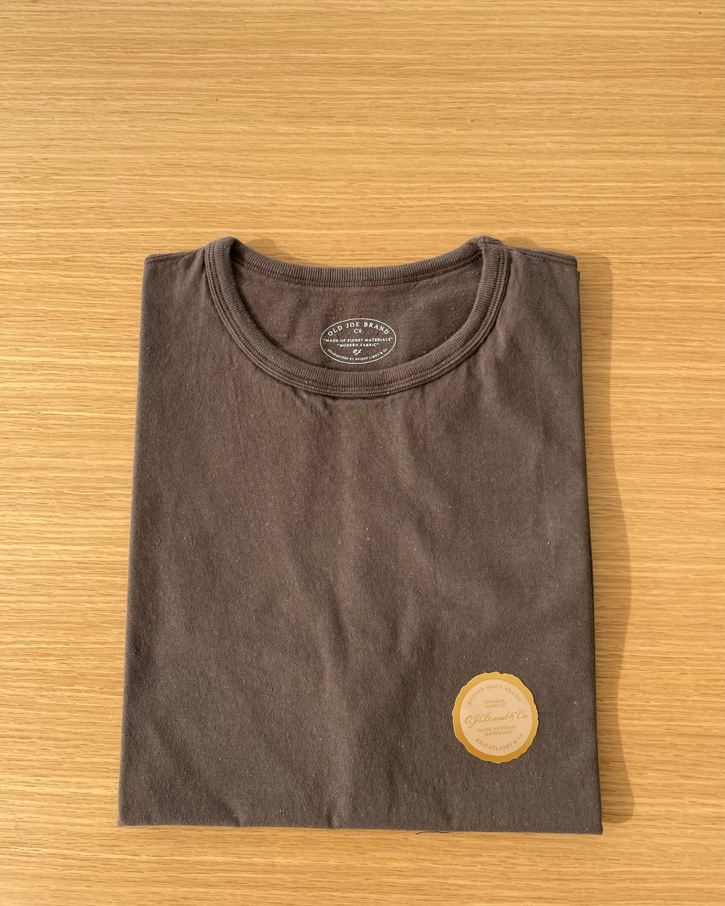 Tube Tee Crew Neck in Espresso - Tempo