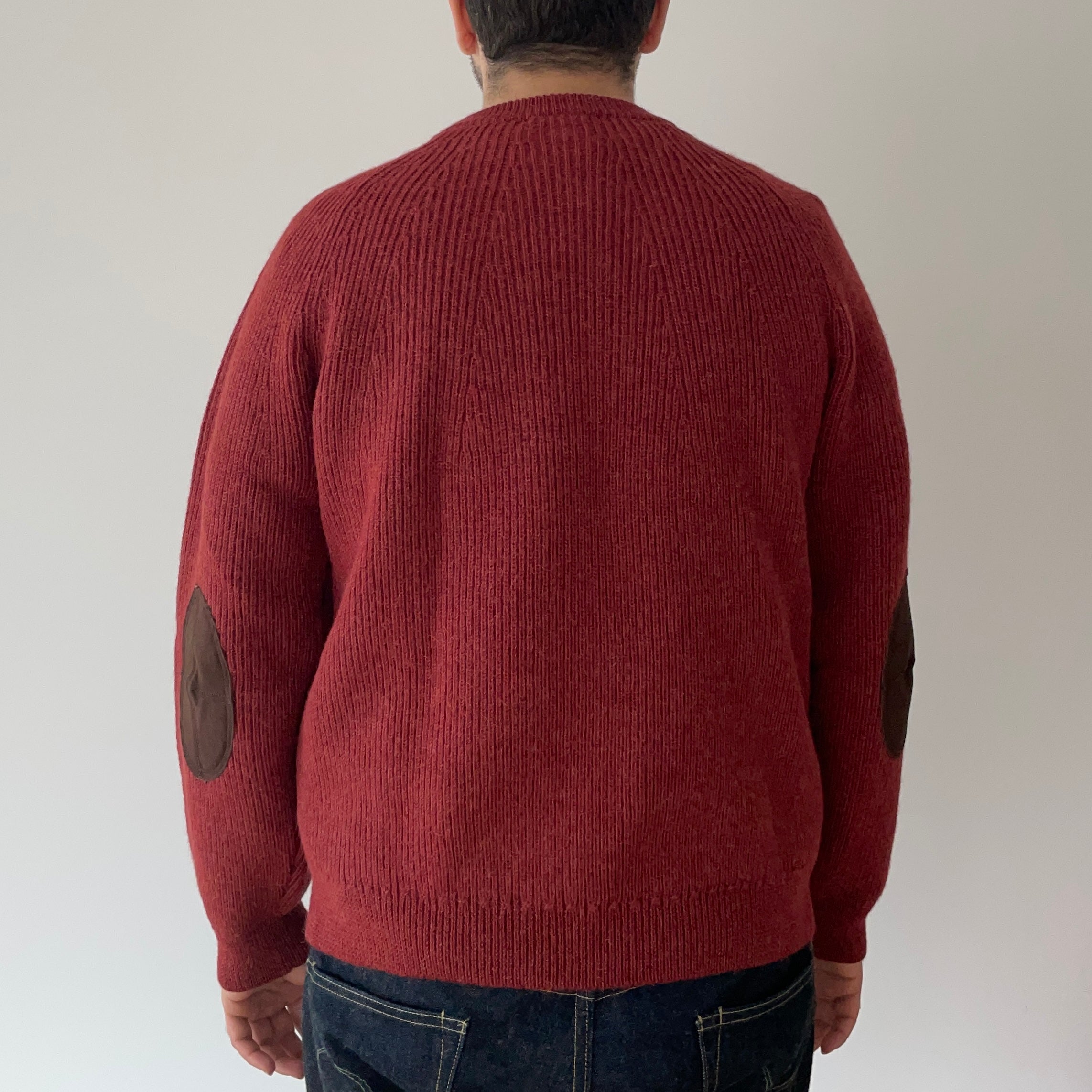 Alpaca Crewneck Sweater in Cayenne - Tempo