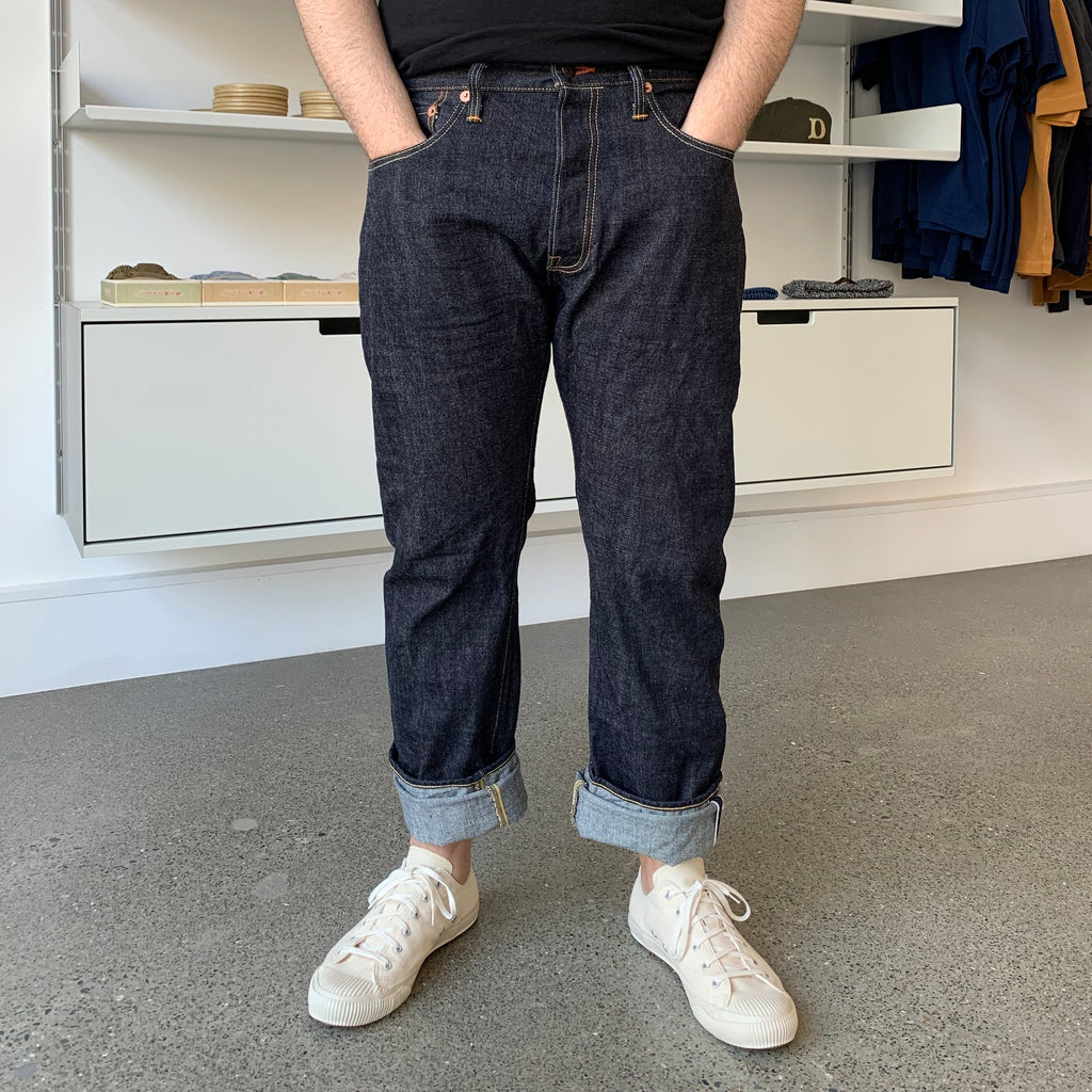 359601 15oz. Standard Straight Selvedge Denim Pants - OW - Tempo