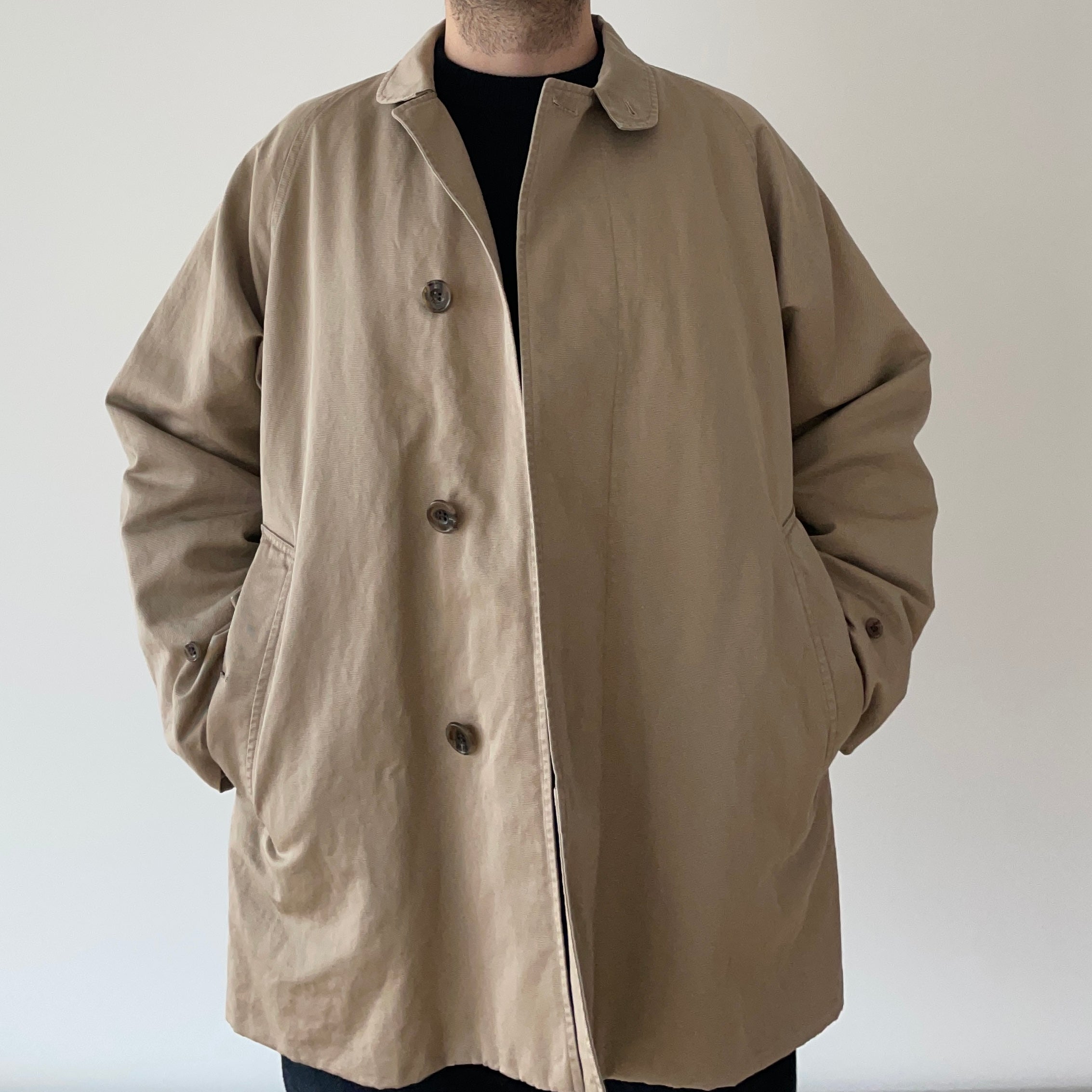 Fly Front Cotton-Linen Duster Jacket - Dune – Tempo