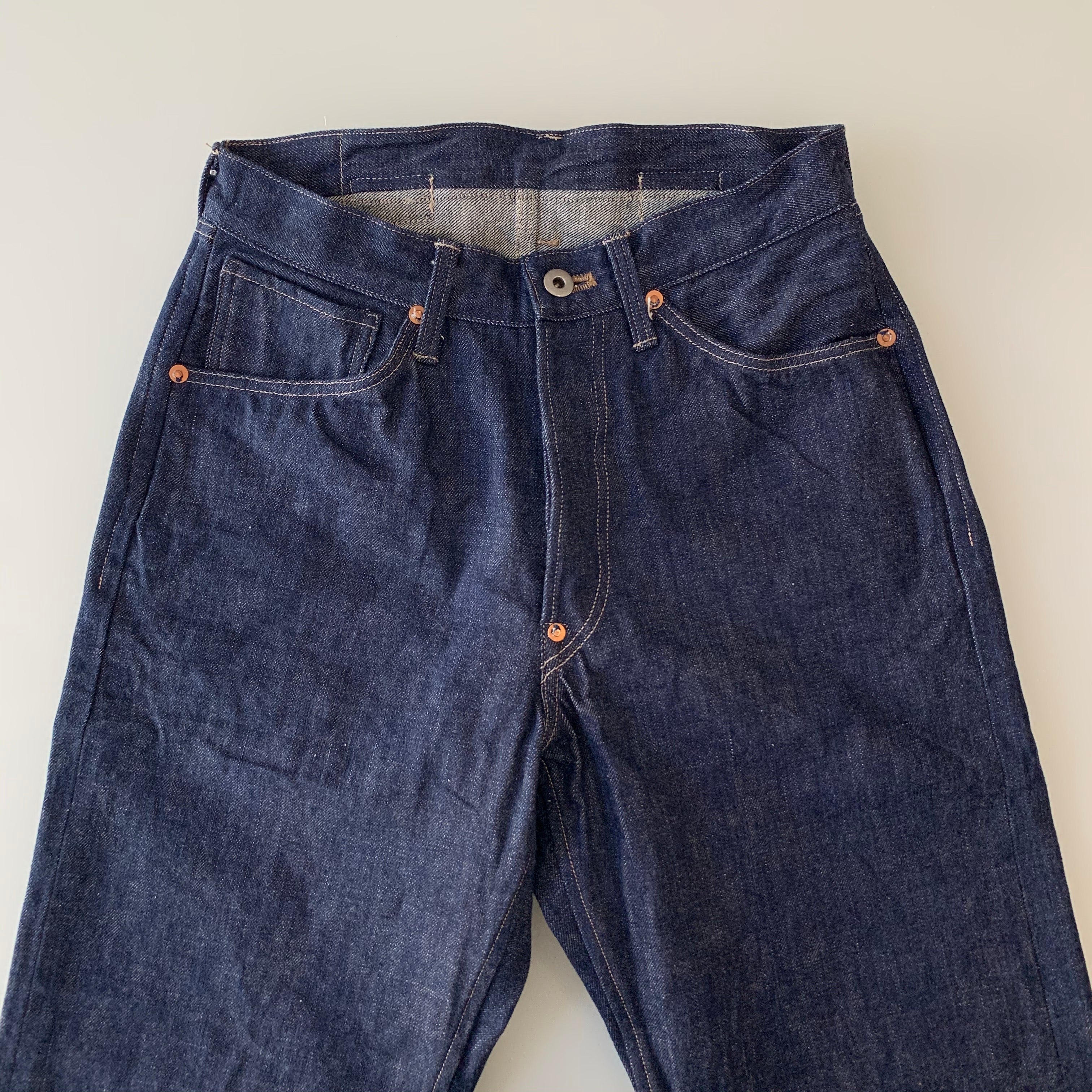 819 Denim 13.5oz Selvedge - Hi-Rise Wide Tapered - Sukumo Natural Indigo Hand-Dyed - Tempo